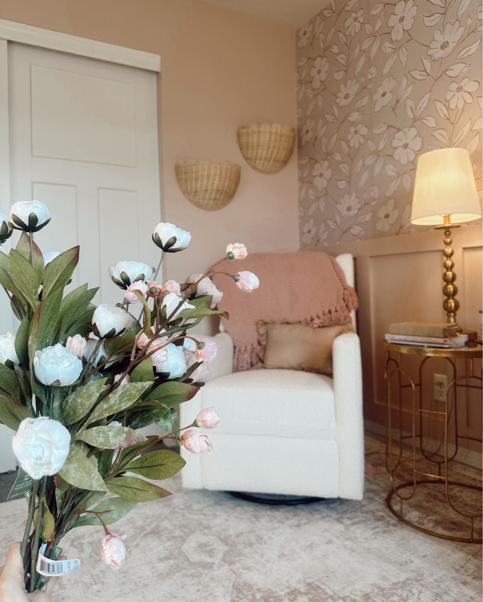 gonna put these Michale’s faux florals in one of these baskets today! And then stuff the other with some stuffed animals 🧸 🎀🪷✨🧺

#LTKKids #LTKmomlife #LTKBaby