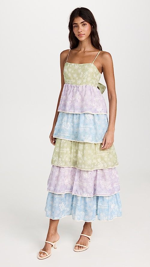 Floral Print Maxi Tiered Dress | Shopbop