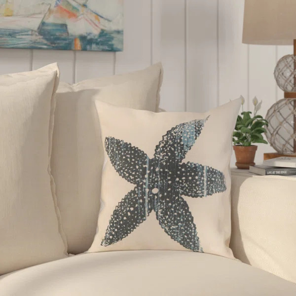 Raiana Starfish Cotton 18" Pillow Cover | Wayfair North America