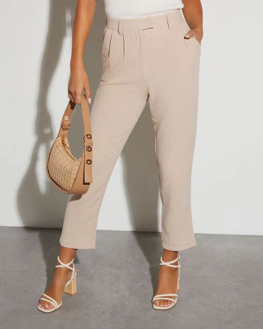 Barbara High Rise Trouser Pants | VICI Collection