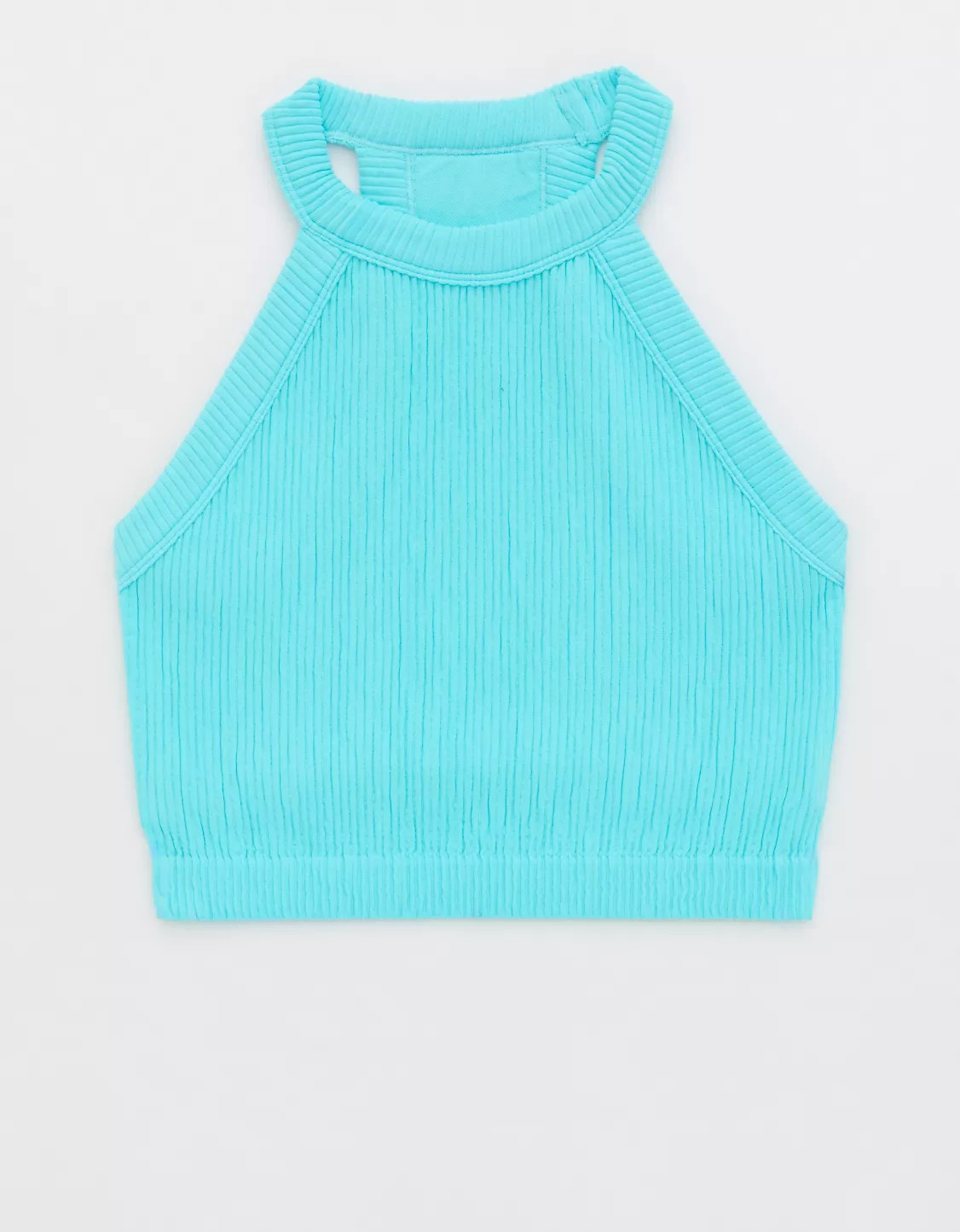 Superchill Seamless High Neck Bra Top | Aerie