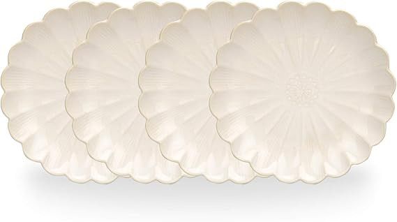MDZF SWEET HOME 10-Inch Ceramic Dinner Plates Set, Pasta Serving Plates, Dessert Dishes Unique Ta... | Amazon (US)