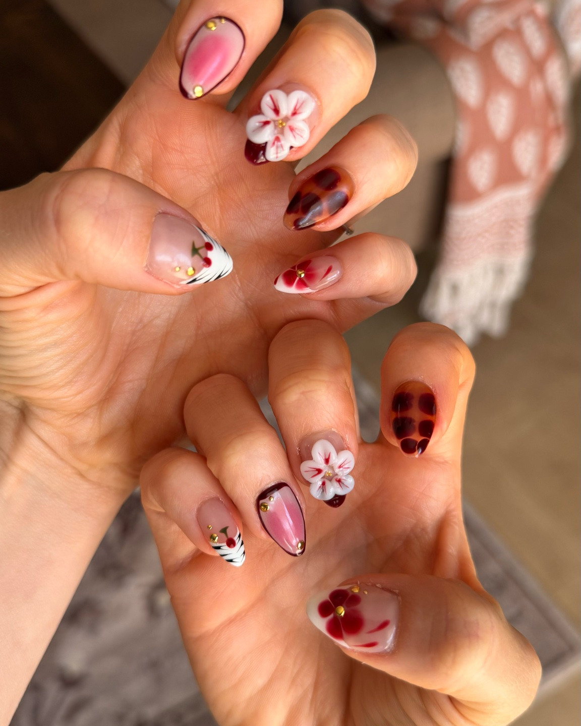 Handmade press on nails from Amazon for less than $20?! Ummm, yes please! Thick, but not as thick as most I’ve used but still rather sturdy, solid bedazzlements, minimal paint chipping so far, and on the shorter side so keyboard friendly, perfect for spring/summer!

#LTKselfcare #LTKBeauty #LTKgrwm