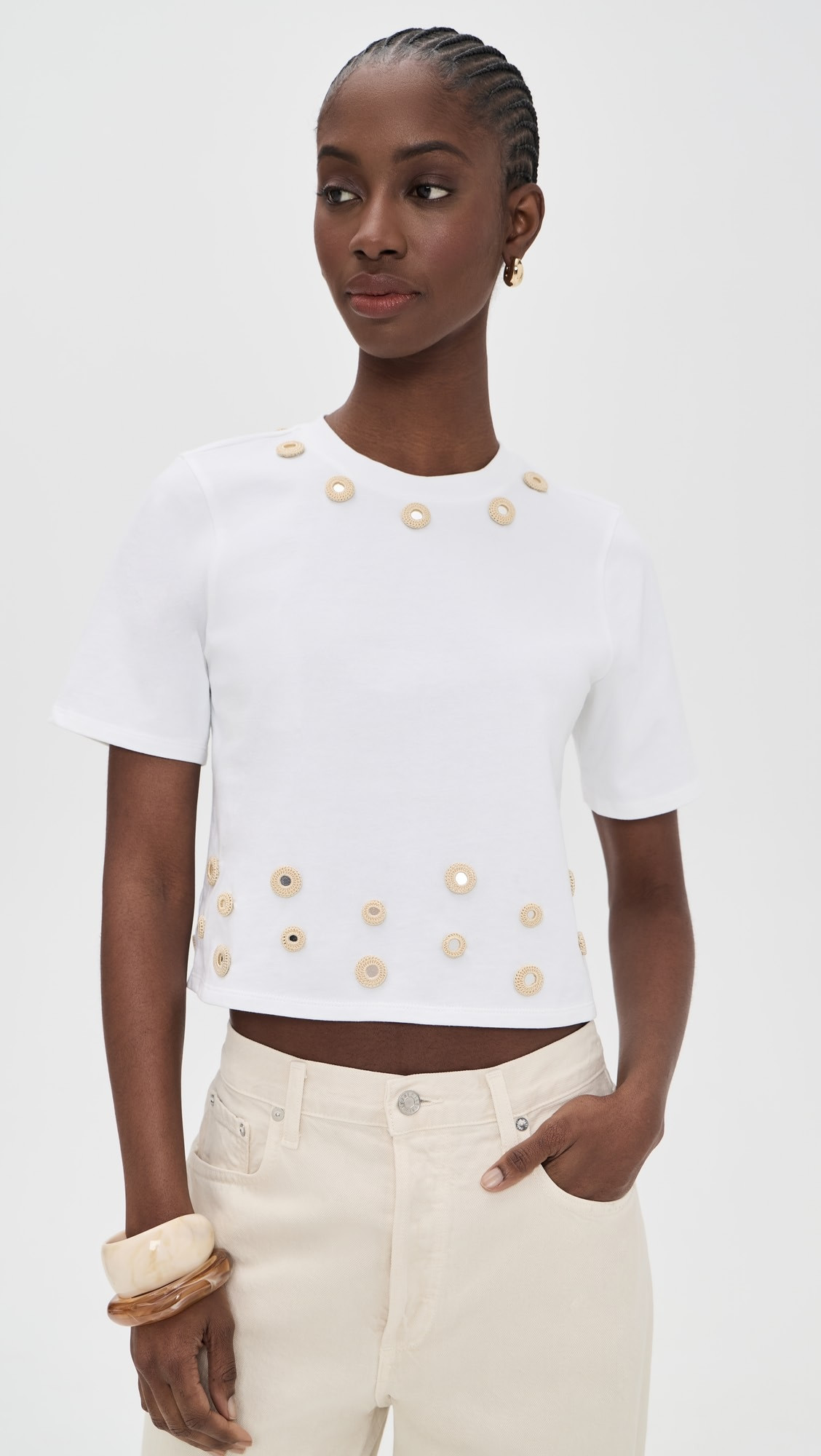 Crochet Mirrors Bessy Tee | Shopbop