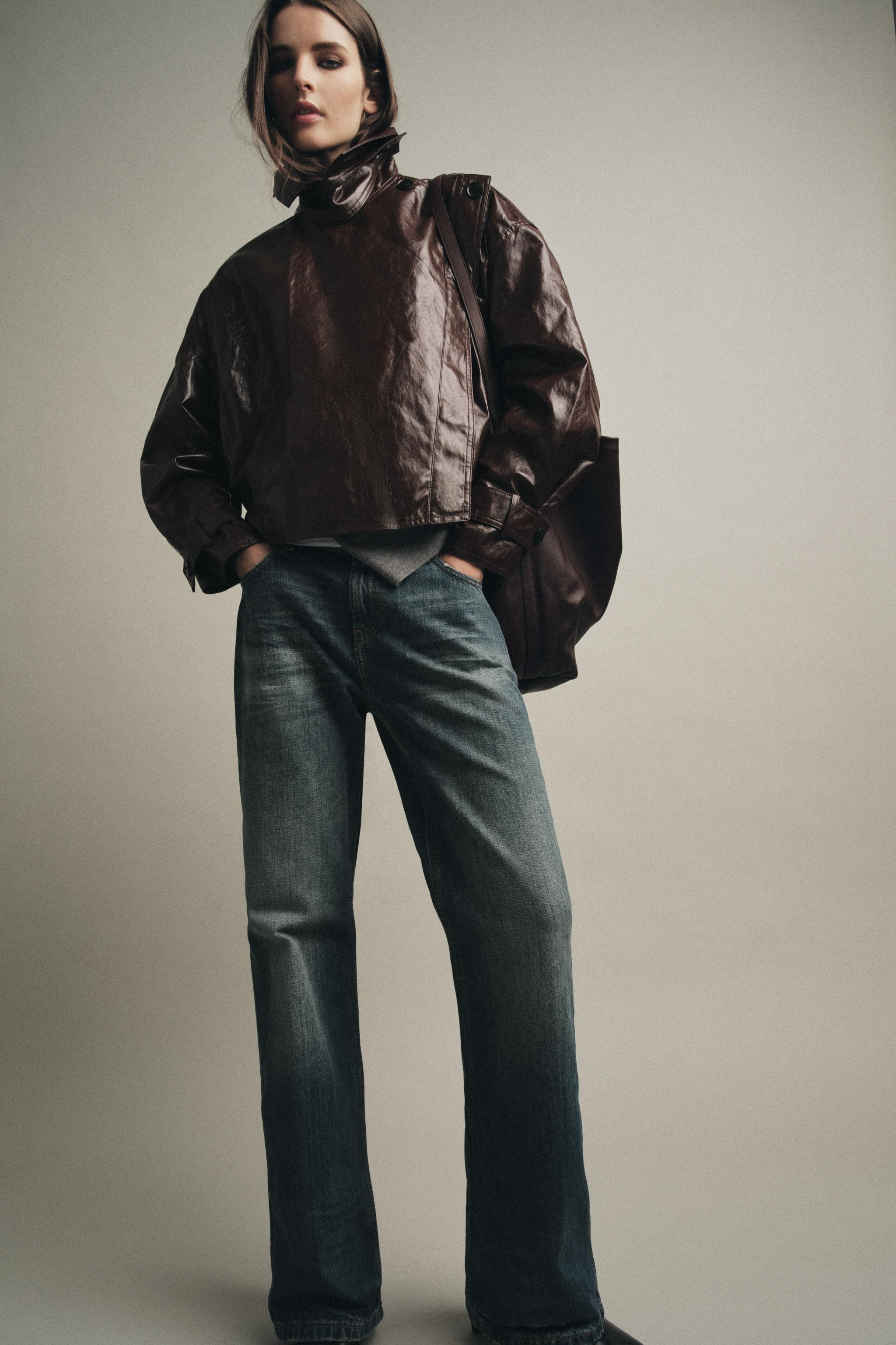 ZW COLLECTION SHINY JACKET | Zara US