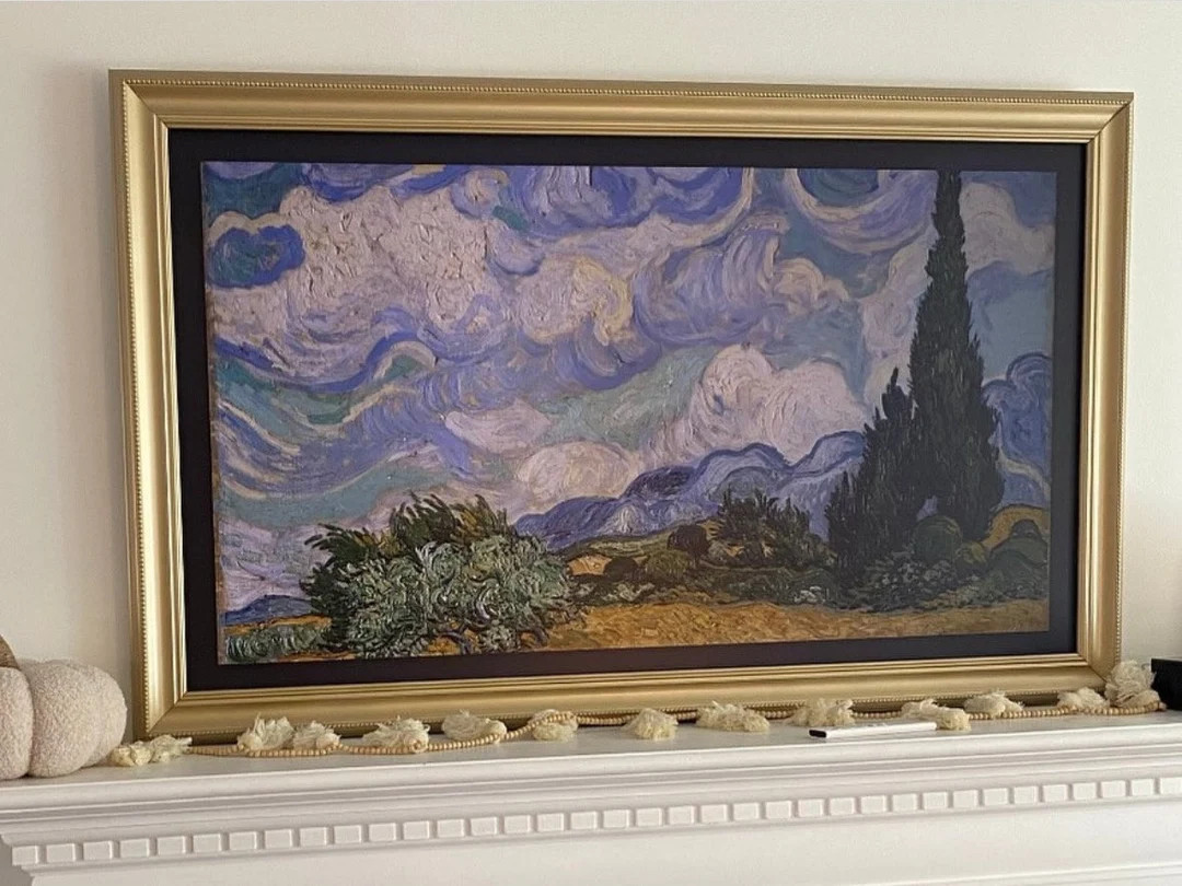 Samsung and All Frame Tv Bezel, Custom Brand Tv Frame,wooden Tv Frame, Frame TV Frames, Handmade ... | Etsy (US)