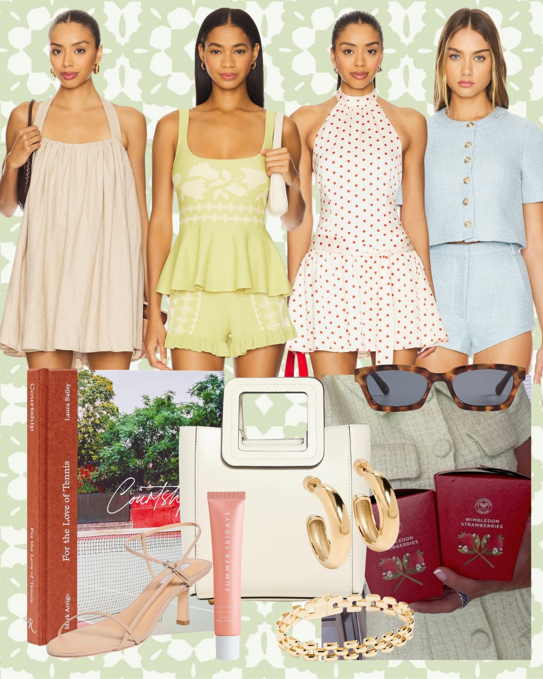 dreaming of strawberries & cream at centre court 🎾 ☁️🍓🍰
•
•
•

#wimbledon #london #tennisstyle #chic 

#LTKSeasonal #LTKStyleTip #LTKActive