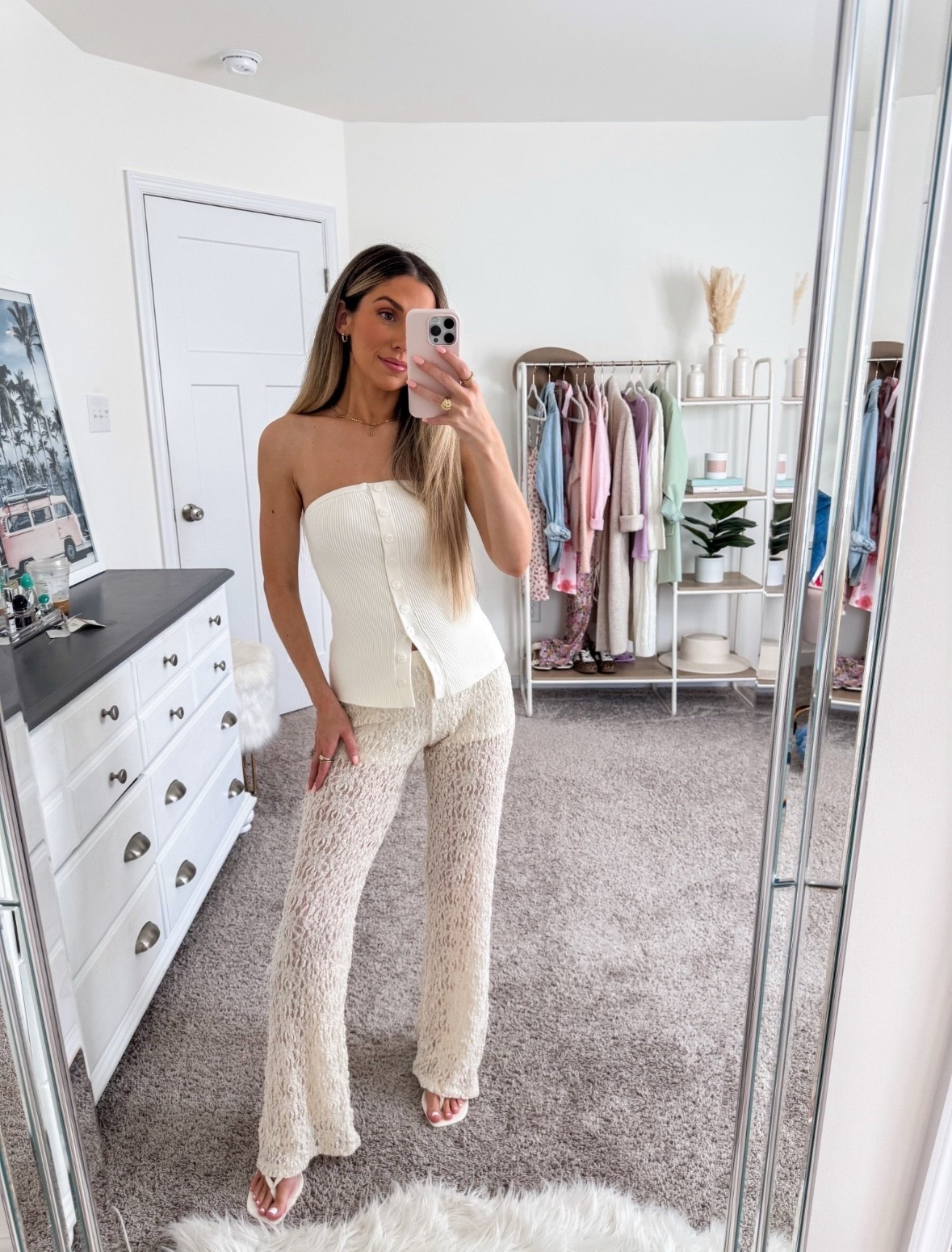 these white lace pants from Abercrombie are on major sale and would be so cute for the holidays and new years! I’m 5’2 wearing a xxs 

NYE outfit 
New years outfit 
New Year’s Eve outfit 
Lace pants 
Holiday party 
Holiday party outfit 

#LTKFindsUnder50 #LTKSeasonal #LTKHoliday