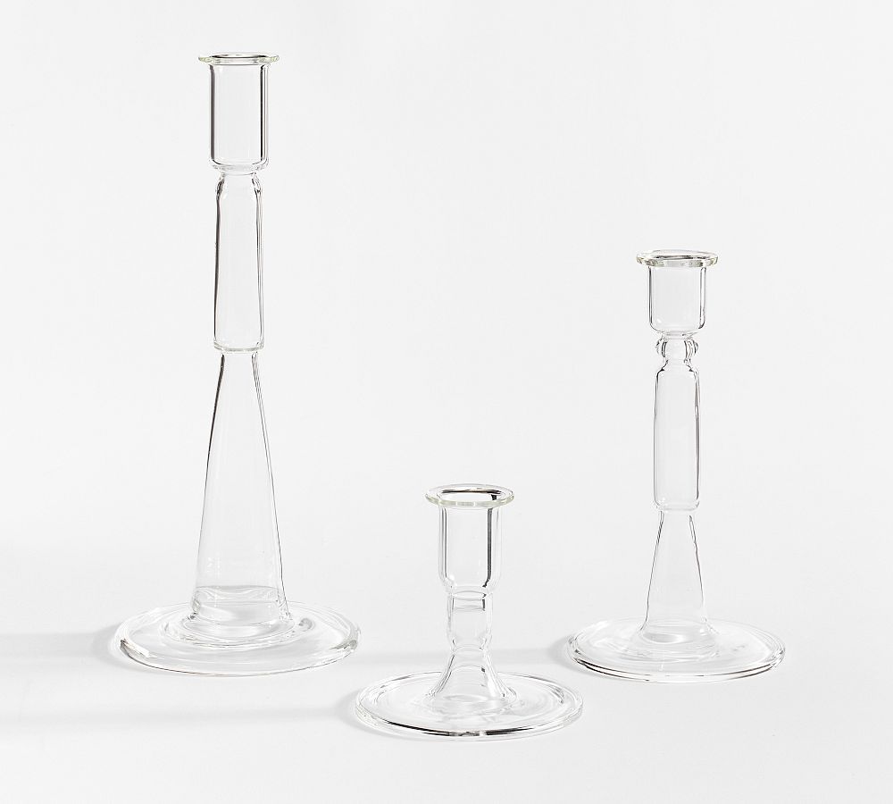 Ensley Glass Taper | Pottery Barn (US)