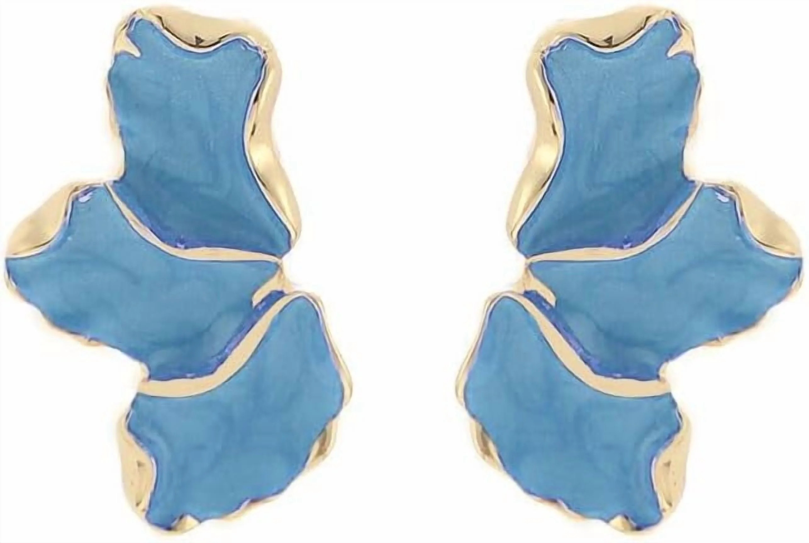 Irregular Flower Earrings for Women Unique Statement Petal Dangle Earrings Large Colorful Flower ... | Walmart (US)