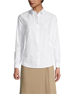 Women's School Uniform Long Sleeve Oxford Dress Shirt | Macy's Canada