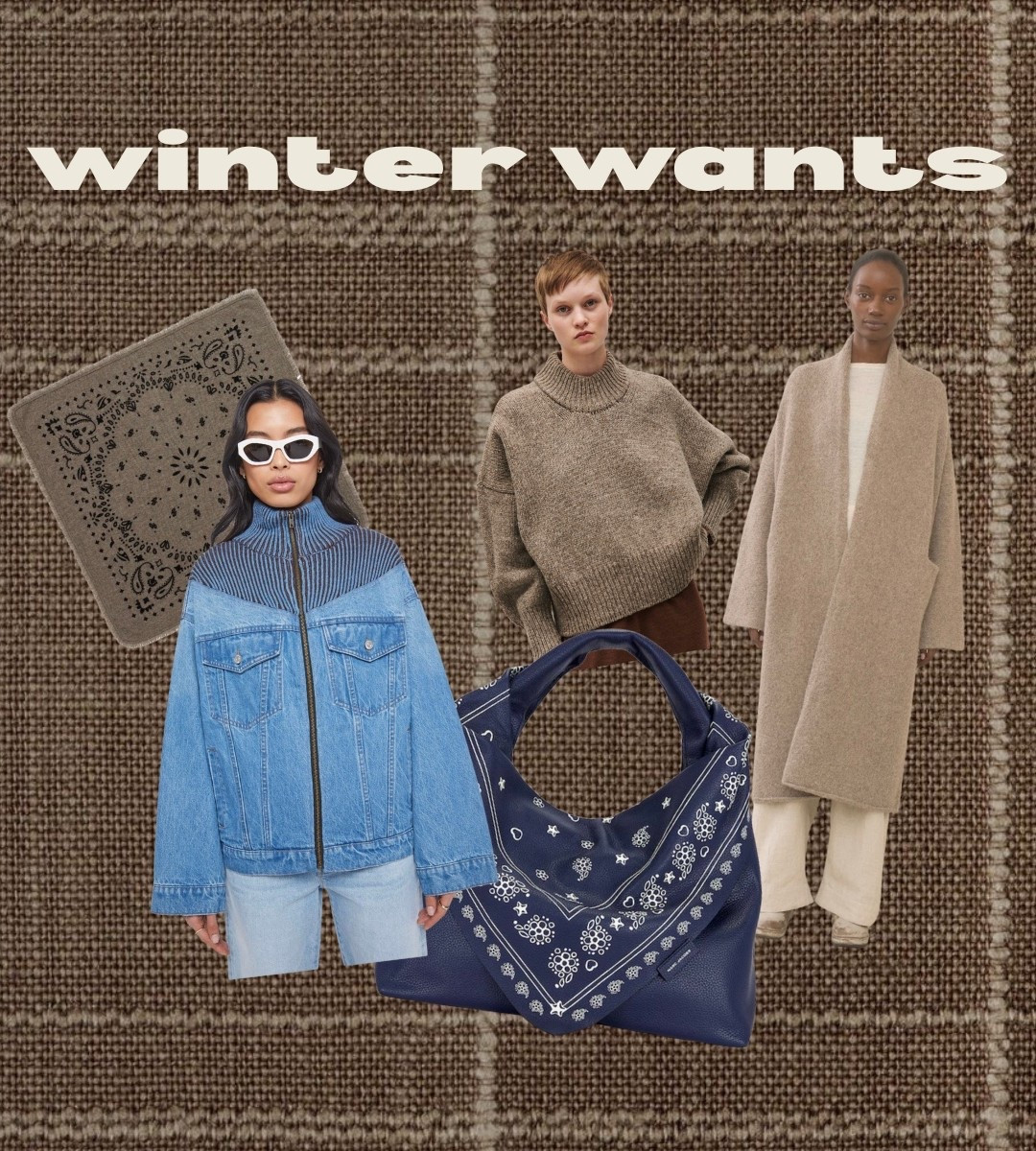 Kujten cashmere bandana, Babaa sweater, Lauren Manoogian Long Shawl Cardigan, Mother denim jacket, Marc Jacobs bandana sack bag

#LTKselfcare #LTKSeasonal