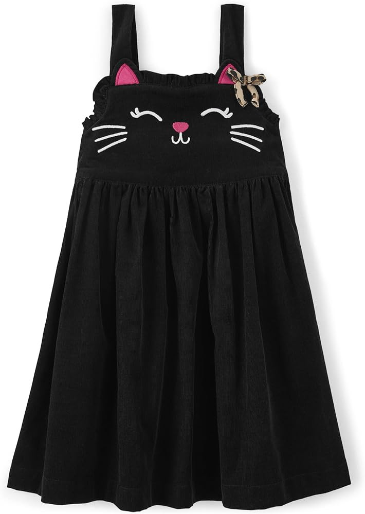 Gymboree Girls and Toddler Embroidered Sleeveless Skirtall Jumpers | Amazon (US)