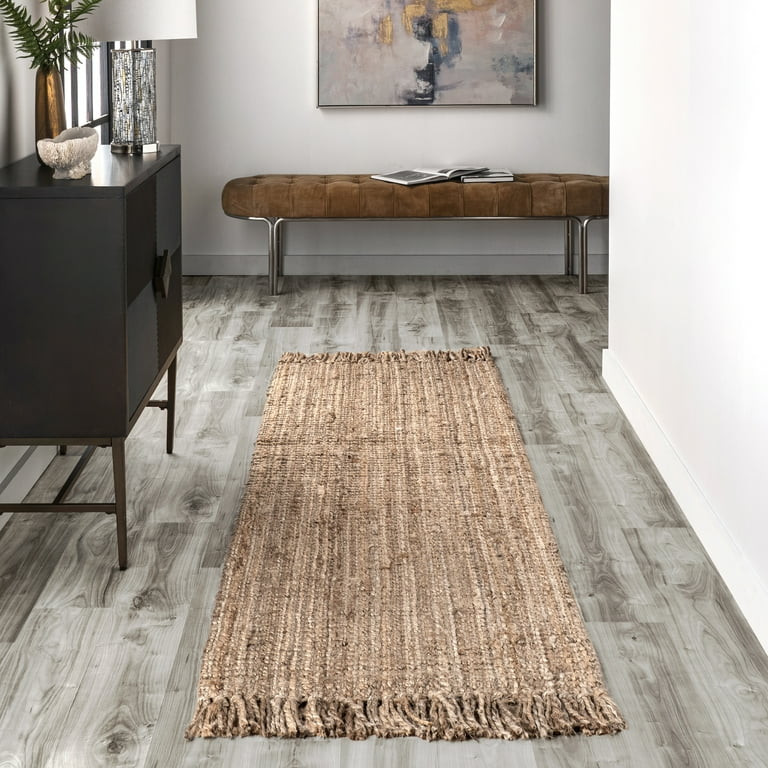 nuLOOM Daniela Farmhouse Chunky Jute Runner Rug, 2' 6" x 10', Natural | Walmart (US)