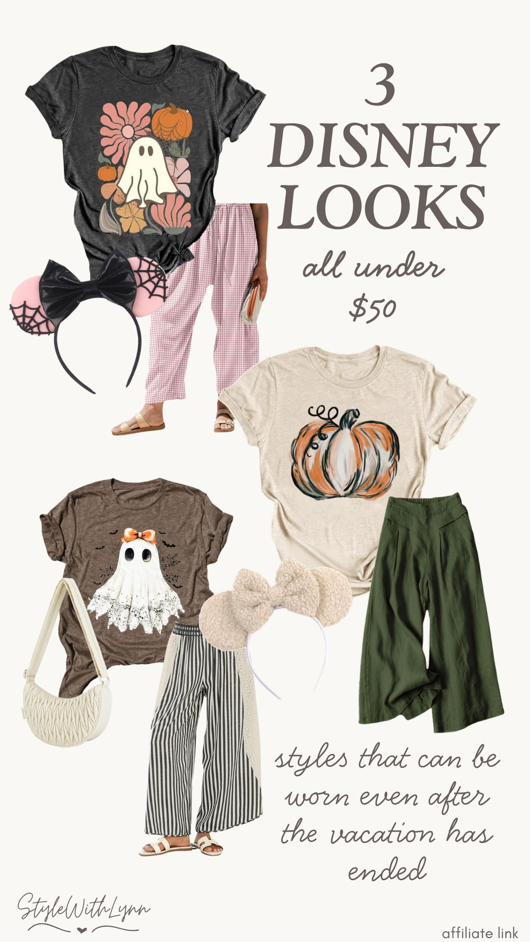 🎃✨ Halloween at Disney doesn’t have to mean sacrificing comfort, or spending a fortune! 👻

I rounded up 3 Disney Halloween outfit ideas under $50 that are perfect for Disney World, Mickey’s Not-So-Scary Halloween Party, fall park days, and everyday autumn style. 🍂🎃 From spooky-cute ghost tees to pumpkin-inspired looks, these outfits are festive enough for the parks but versatile enough to wear long after your Disney vacation!



🛍️ SHOP ALL 3 LOOKS!

✨ Follow for more Disney outfit inspiration, Disney World fashion, affordable Disney finds, and mom-friendly park style!

#DisneyOutfits #DisneyWorldOutfits #DisneyHalloween #HalloweenOutfits #DisneyStyle #DisneyFashion #DisneyWorldFashion #DisneyHalloweenOutfits #MickeysNotSoScaryHalloweenParty #FallOutfits #AffordableFashion #DisneyMom #DisneyParks #DisneyOutfitIdeas #HalloweenStyle #DisneyVacation #DisneyPacking 

 #LTKootd #LTKmomlife #LTKSeasonal