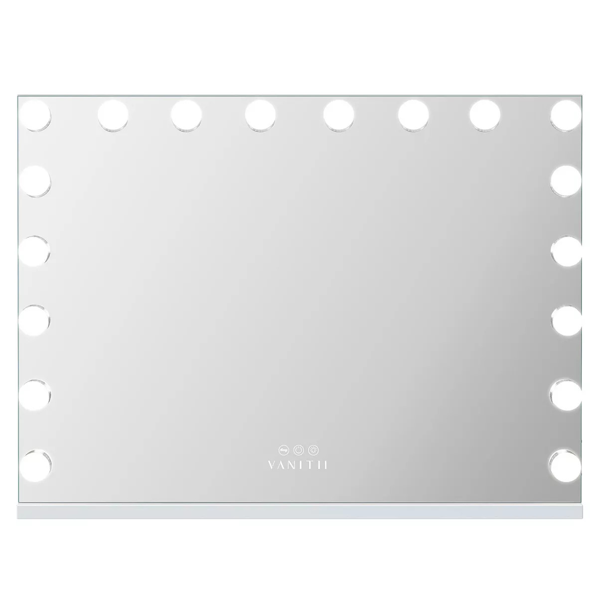 Vanitii 18 Led Bulbs Hollywood Mirror With Lights Wall Mount White | Kohl's