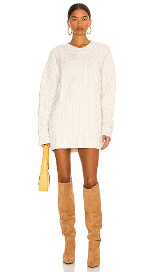 Leslie Cable Tunic in Ivory | Revolve Clothing (Global)