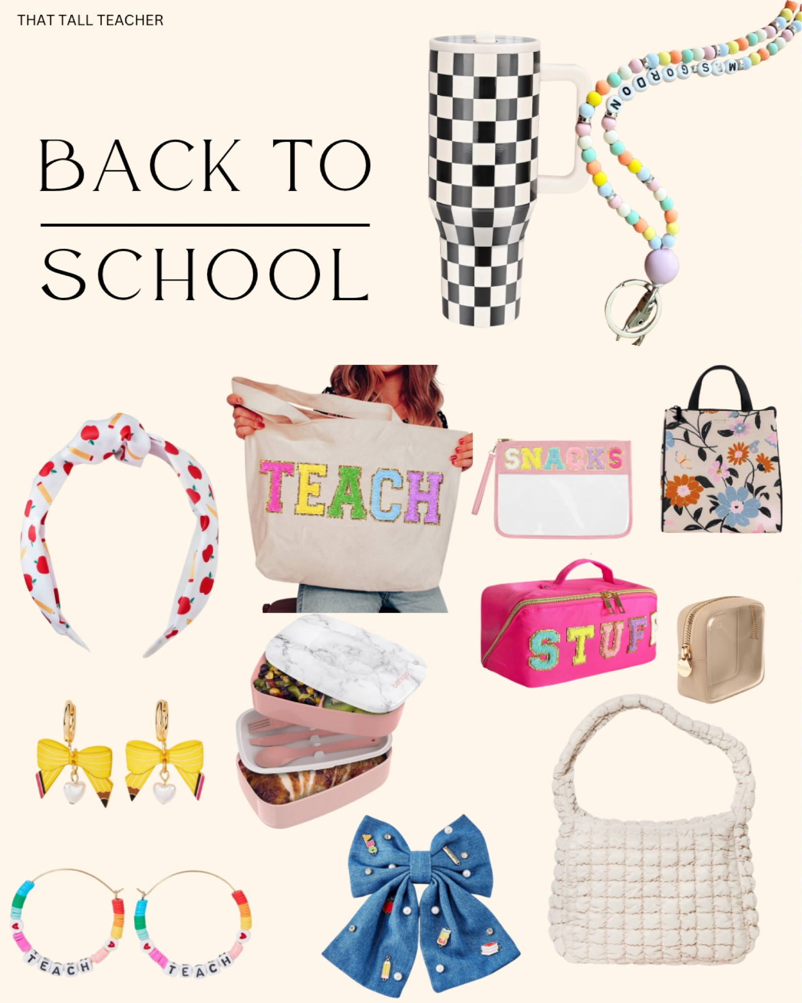 Back to School finds for teachers. Whether it’s accessories, lunch items, or fun bags these back to school finds are just for you! 

#LTKBacktoSchool #LTKStyleTip #LTKSeasonal