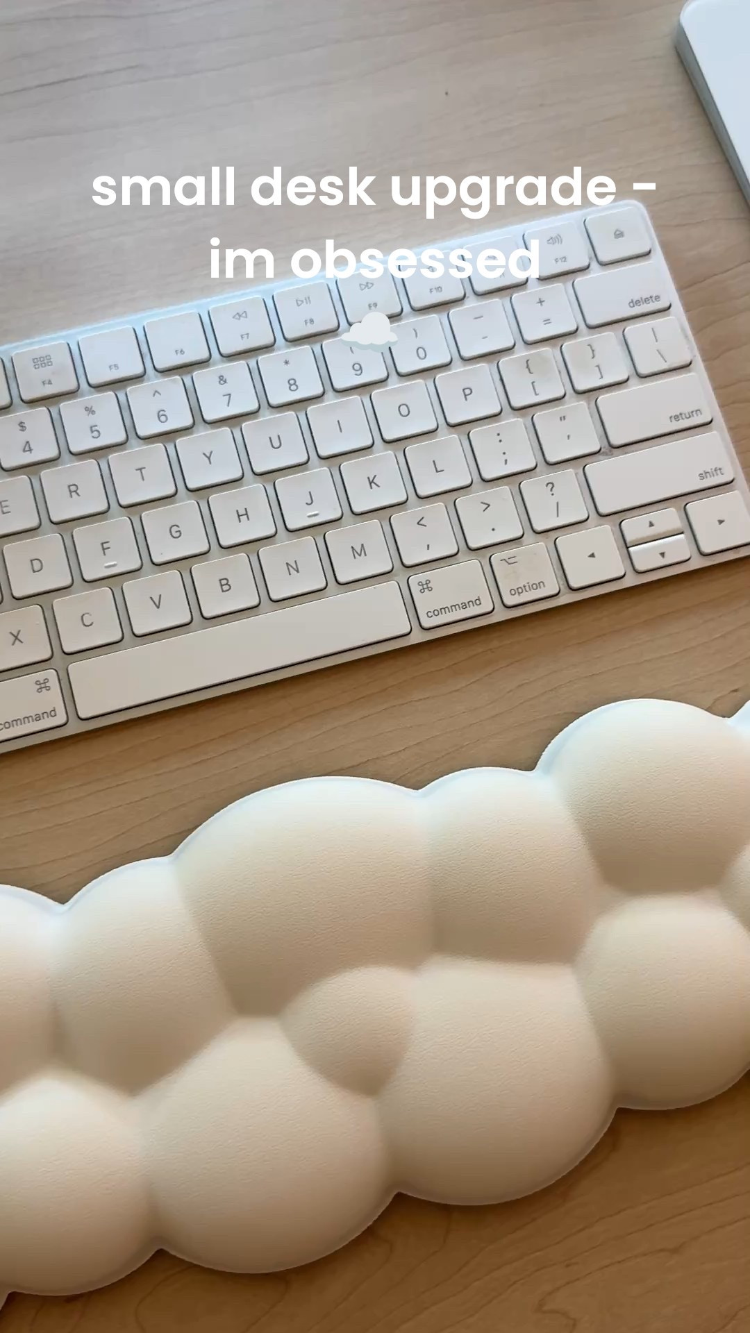 added this little cloud wrist pad and arm rest to my desk and it makes it so aesthetic! I’m absolutely obsessed!! 

#LTKmorningroutine #LTKdayinmylife #LTKFindsUnder50