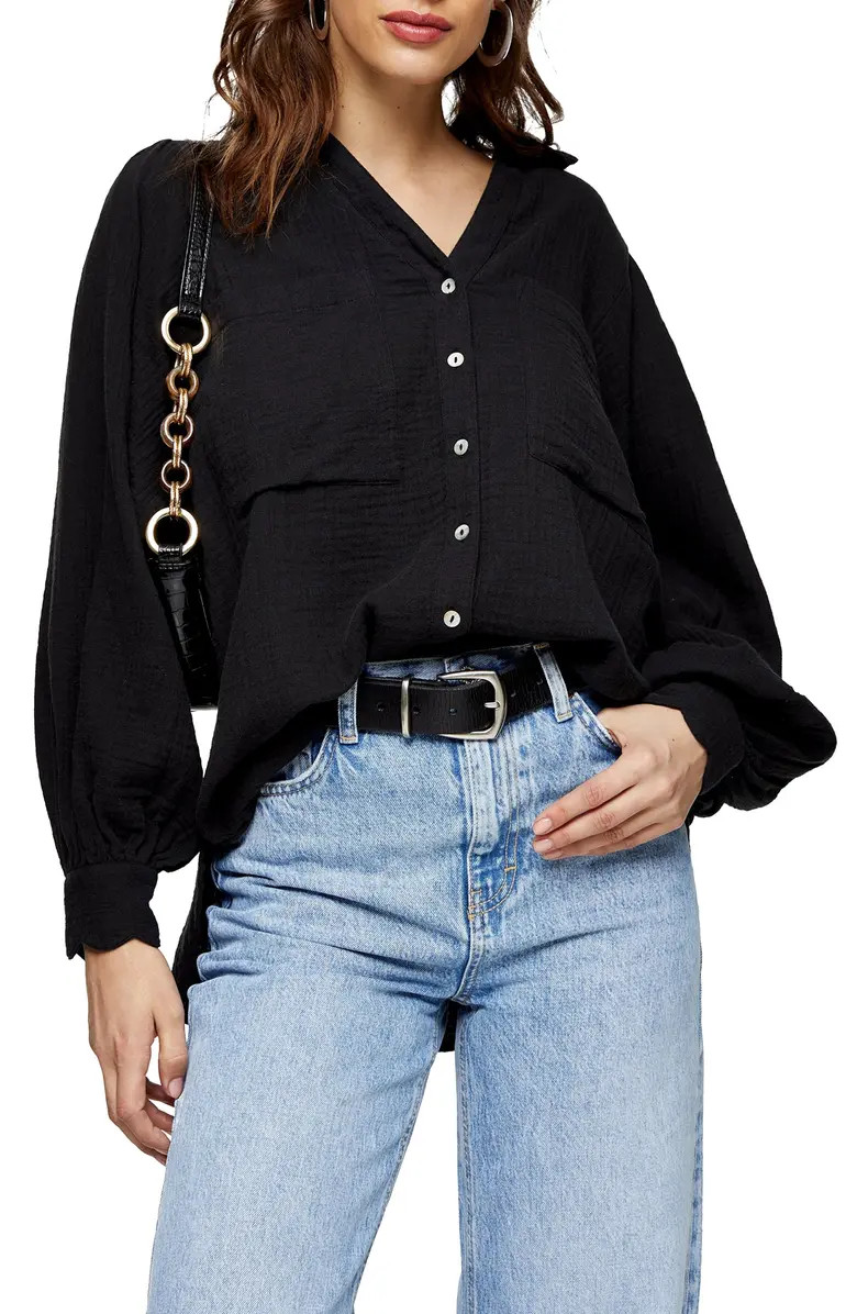 Casual Cotton Button-Up Shirt | Nordstrom