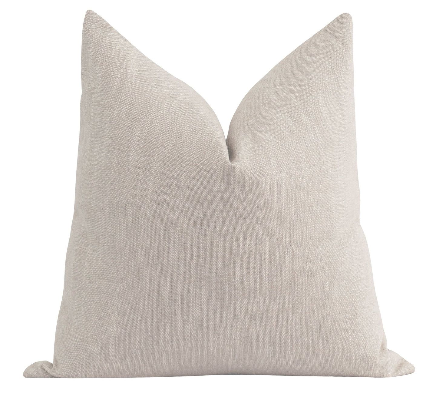 Abbie Beige Linen Pillow Cover | Land of Pillows