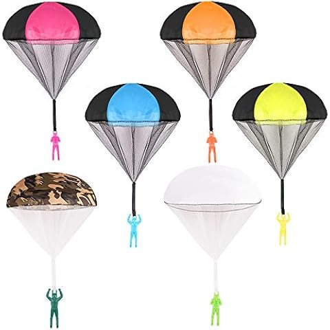 Parachute Toy, Tangle Free Throwing Toy Parachute, Outdoor Children's Flying Toys, No Battery nor... | Amazon (US)