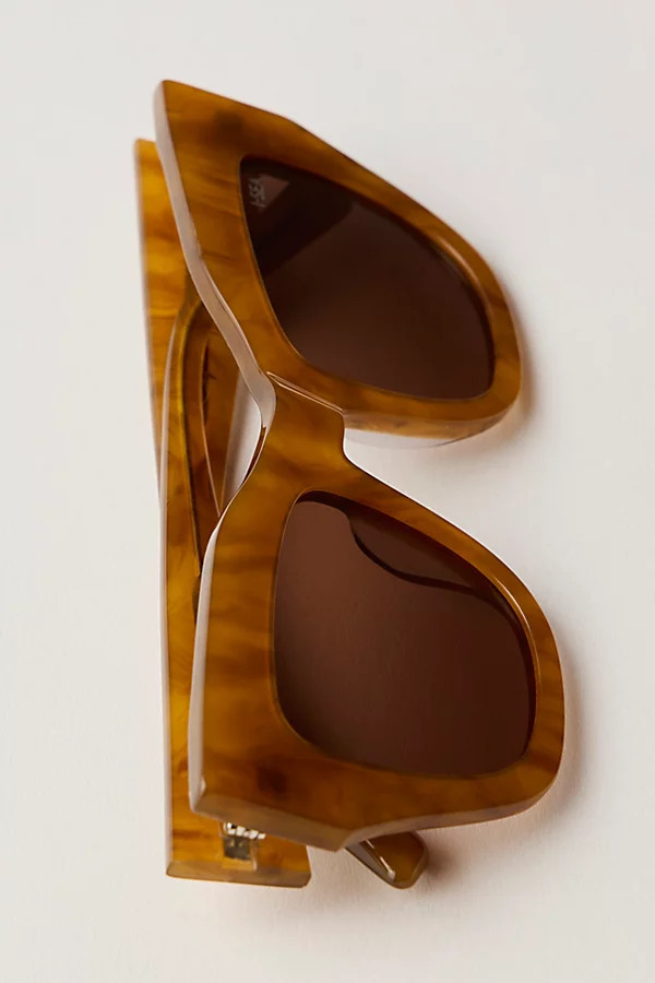 Decker Polarized Square Sunglasses | Free People (Global - UK&FR Excluded)