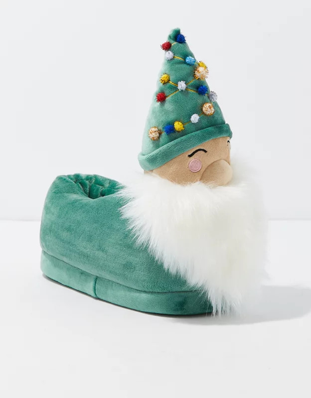 AE Christmas Gnome Slipper | American Eagle Outfitters (US & CA)