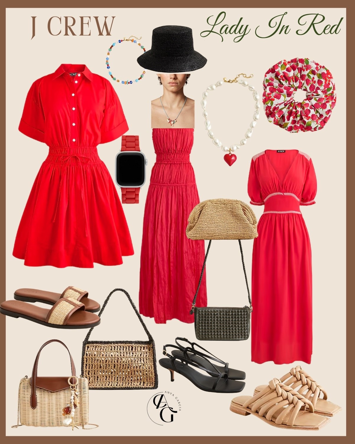 J Crew ~ Lady in Red 

#LTKWedding #LTKBeauty #LTKSeasonal
