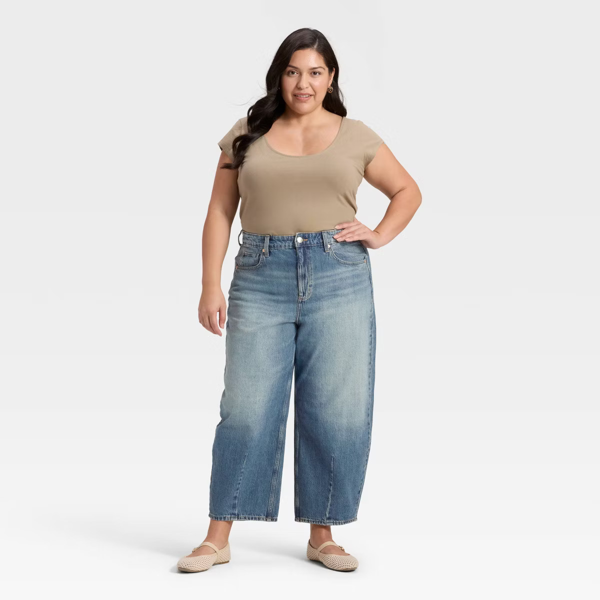 Women's High-Rise Easy Barrel Ankle Jeans - Universal Thread™ | Target