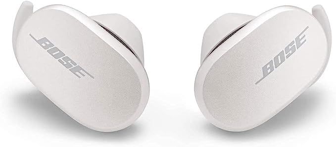 Bose QuietComfort Noise Cancelling Earbuds – True Wireless Earphones with Voice Control, White | Amazon (US)