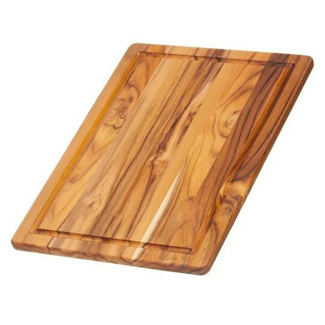 Teakhaus 405 Edge Grain Board with Juice Groove 16 x 11 x .5 | Walmart (US)