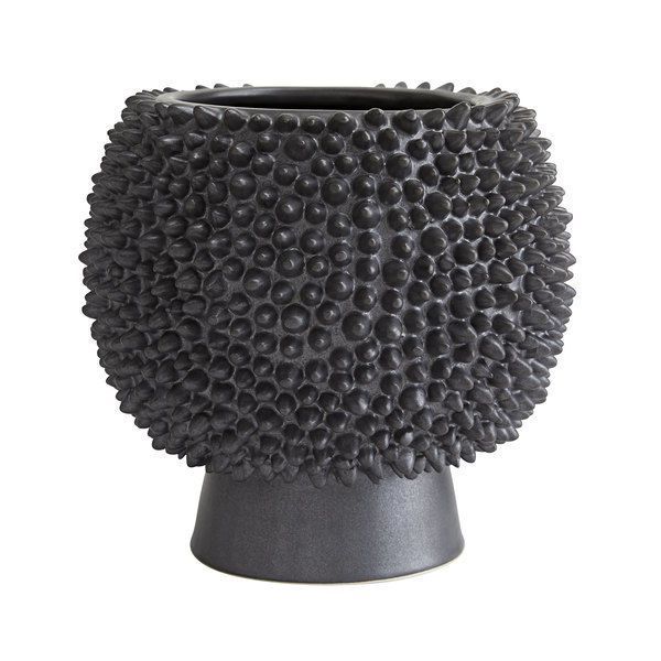 Daria Tall Matte Black Ceramic Vase | Scout & Nimble