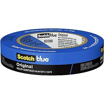 ScotchBlue Original Multi-Surface Painters Tape 1 inch Wide (0.94-inch x 60-yard), 1 Roll, Blue, ... | Amazon (US)