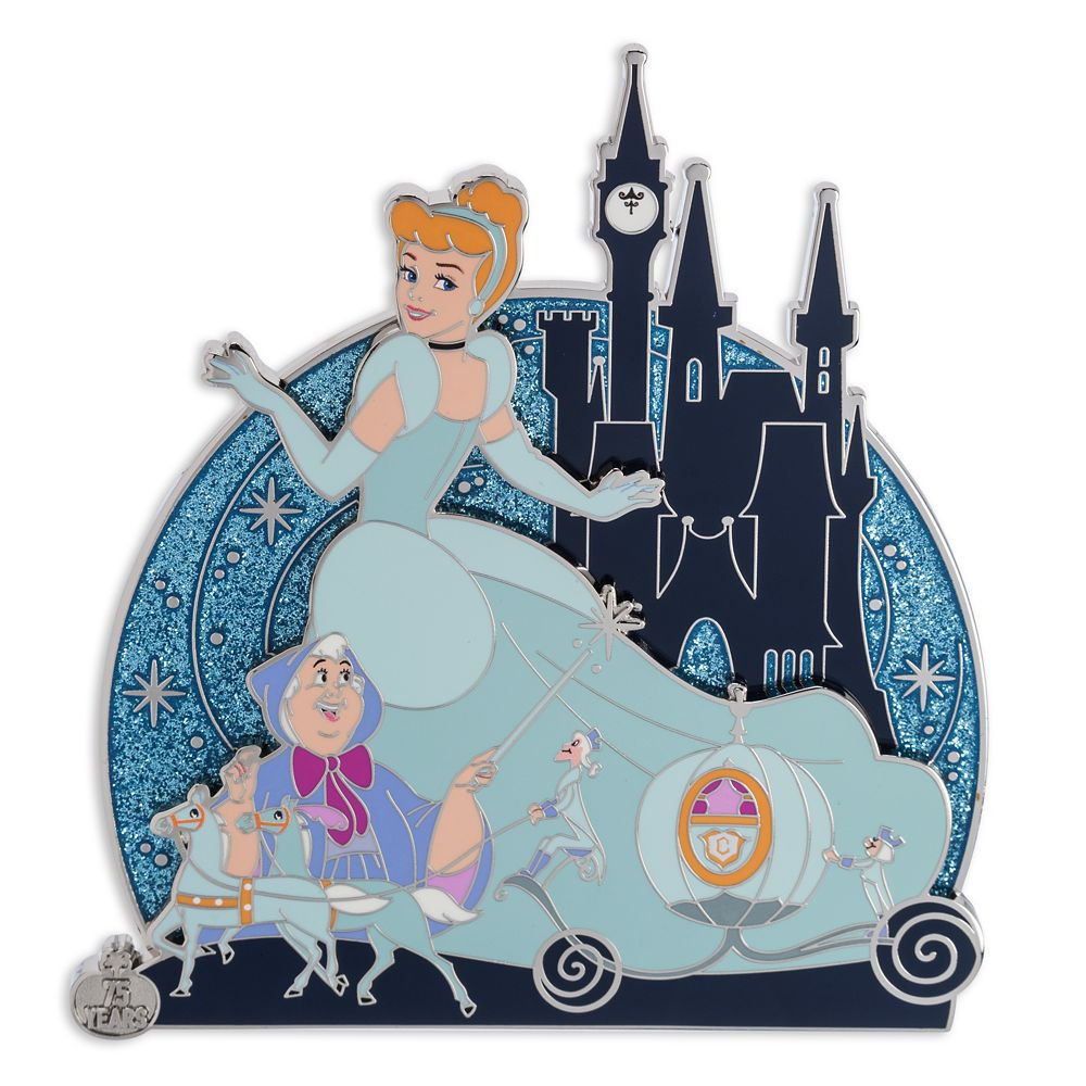 Cinderella 75th Anniversary Jumbo Pin – Limited Edition | Disney Store