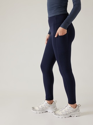 Altitude Stash High Rise Polartec® Power Stretch® Tight | Athleta