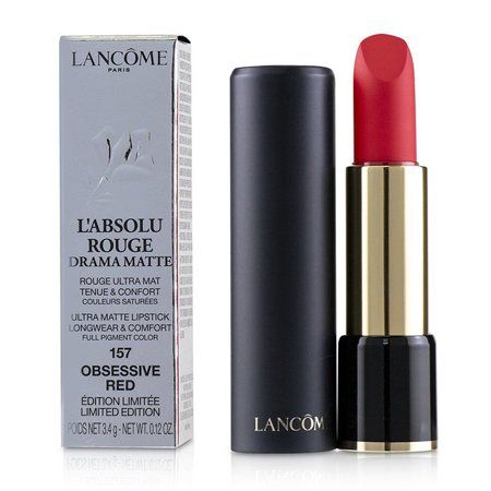 Lancome L'Absolu Rouge Drama Matte Lipstick - # 157 Obsessive Red 3.4g/0.12oz FALSE | Walmart (US)