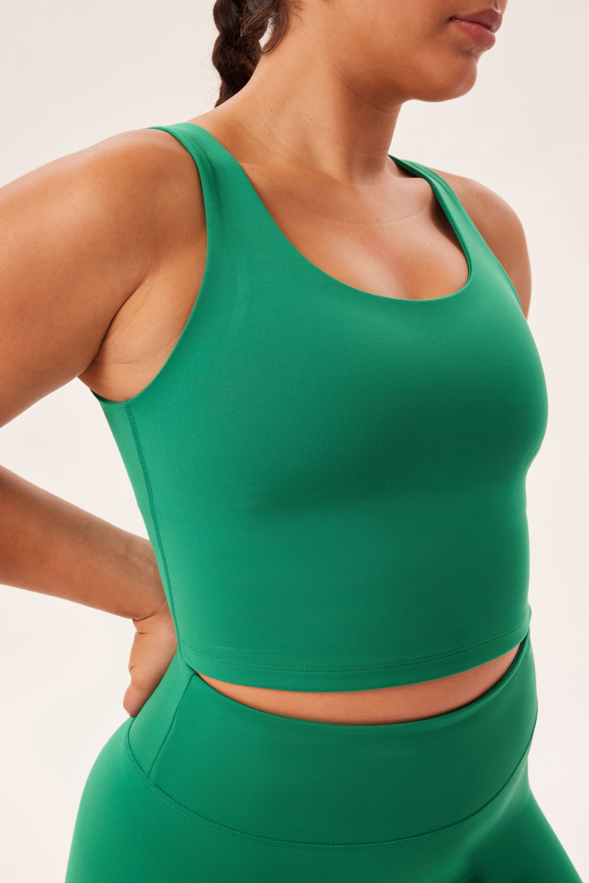 Emerald Bella Scoop Tank | Girlfriend Collective