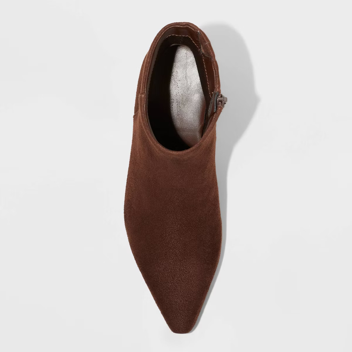 Women's Taylor Kitten Heel Ankle Boots with Memory Foam Insole - Universal Thread™ Brown 6 | Target