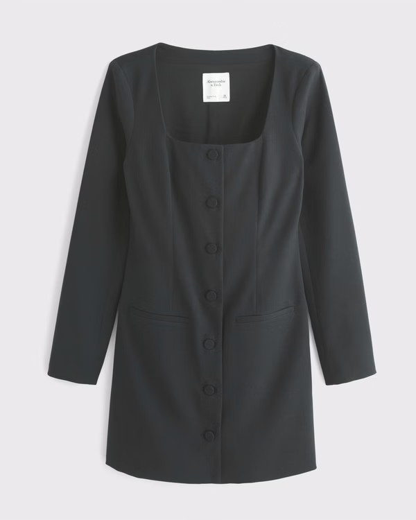The A&F Mara Long-Sleeve Mini Dress | Abercrombie & Fitch (US)