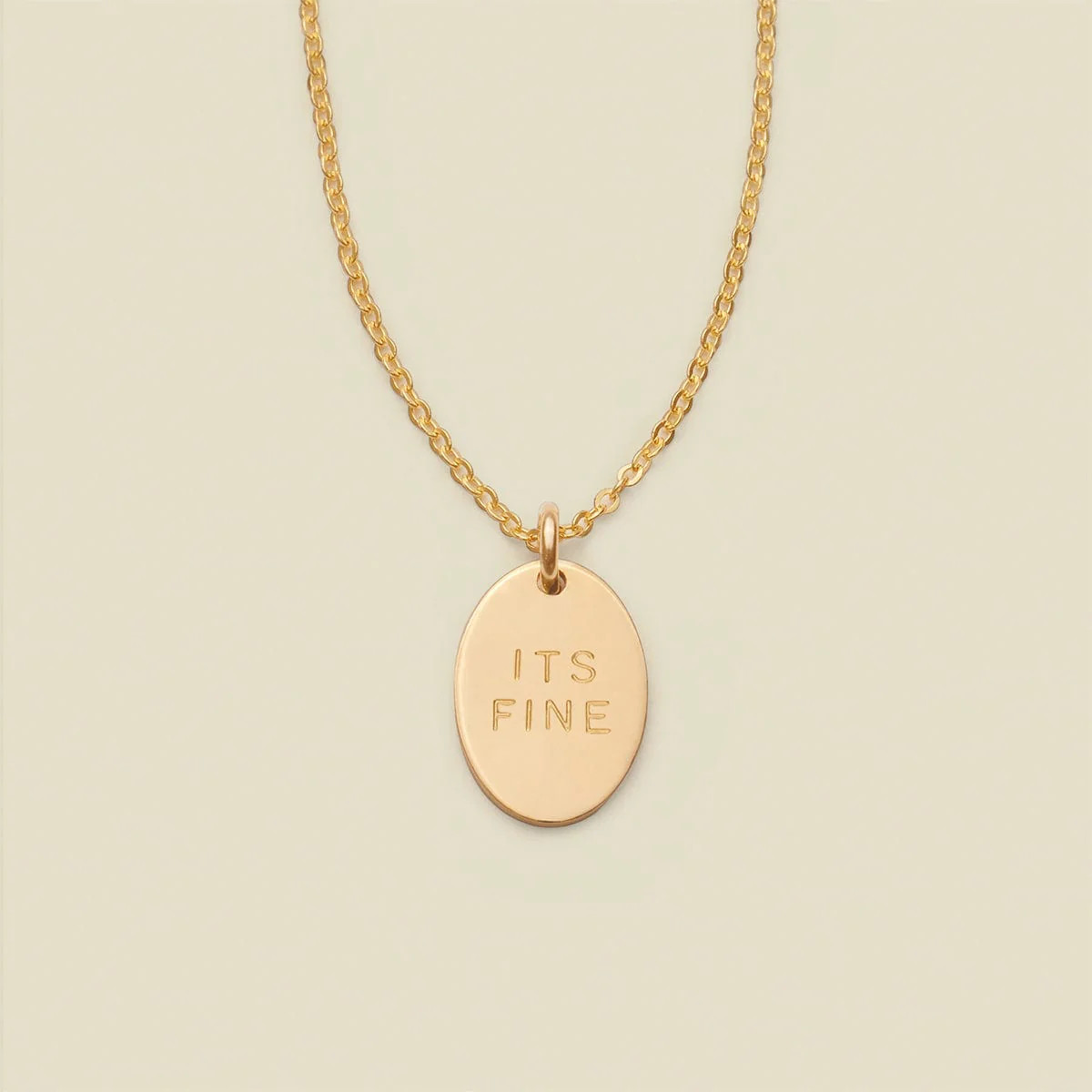 Mini Oval Necklace | Made By Mary | Made By Mary