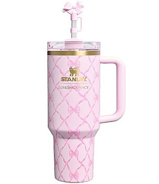 Stanley x LoveShackFancy Baby Bow Quencher H2.0 FlowState� Tumbler 40 oz. - Baby Bow Pink | Dillard's