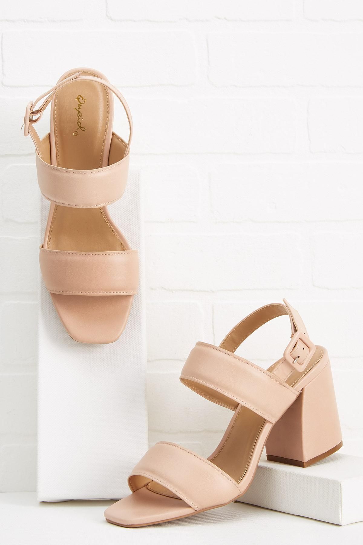 rise up nude sandals | Versona