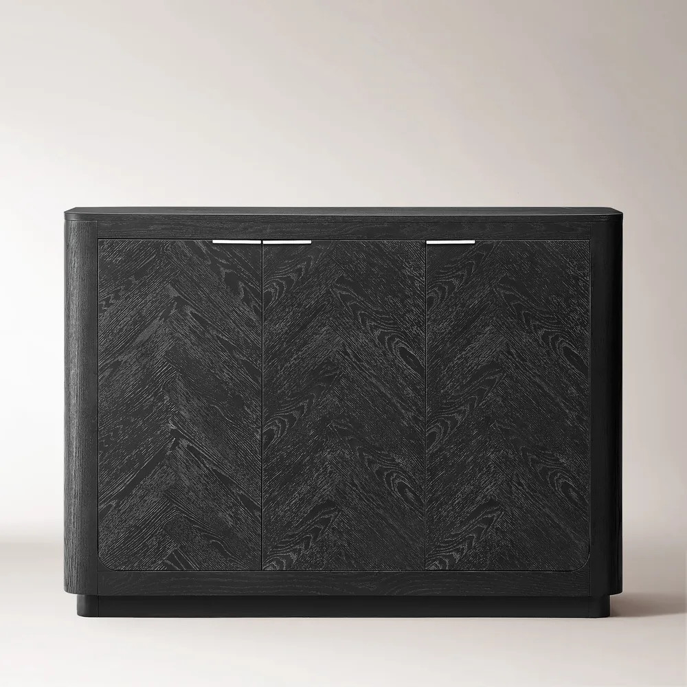 Fiske 55" Chevron Cabinet | Hernest