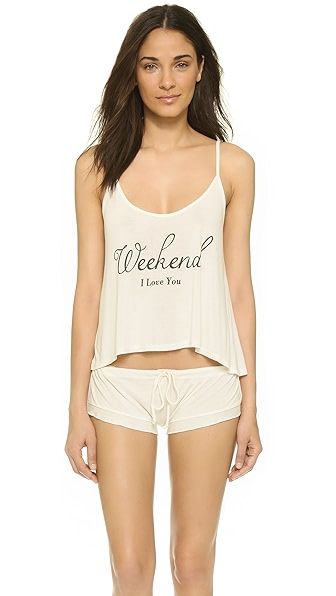 Weekend Lover Sleepover PJ Set | Shopbop