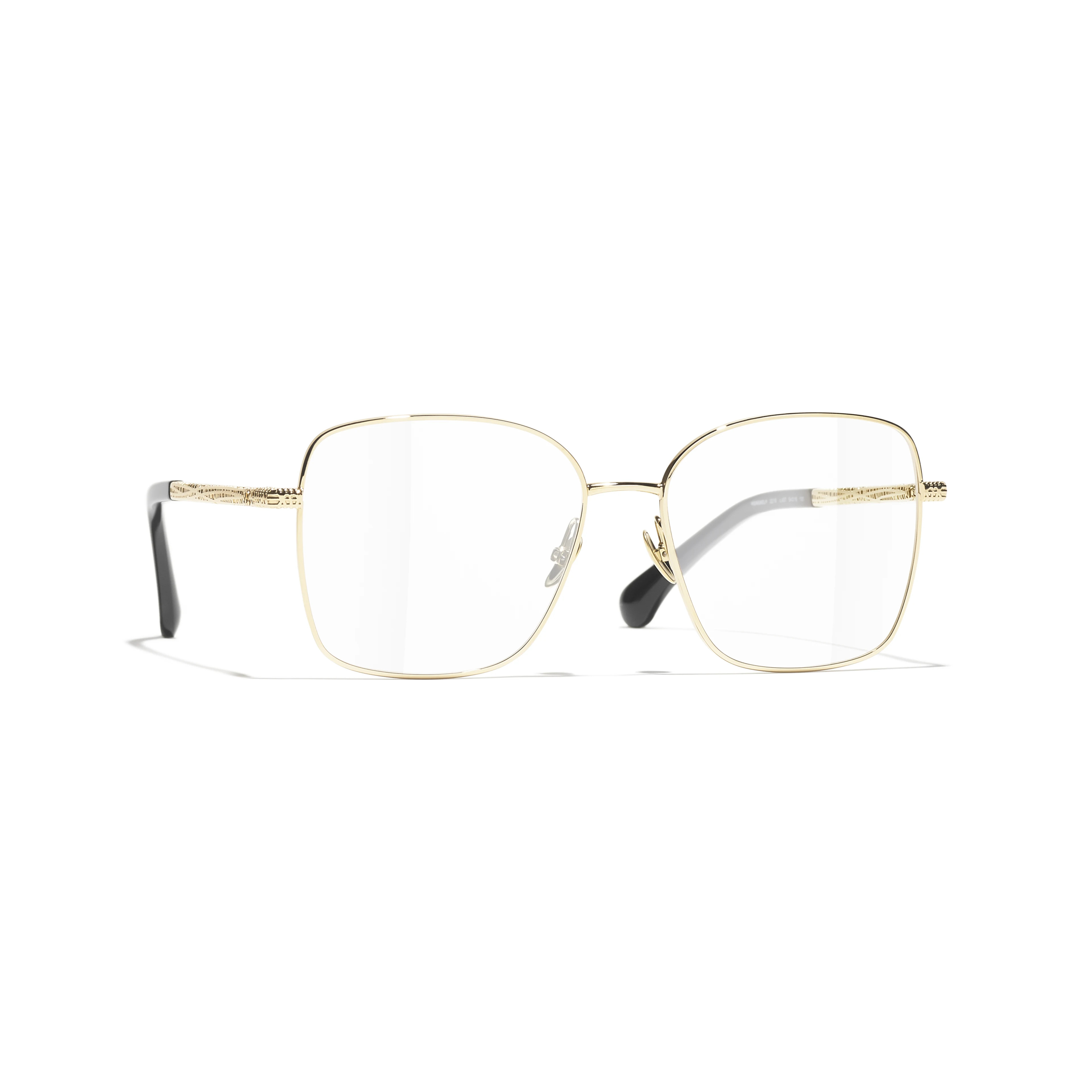 CHANEL Eyeglasses: Square Eyeglasses, metal — Fashion | CHANEL | Chanel, Inc. (US)