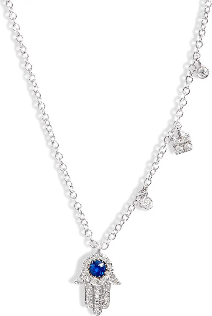 Meira T Sapp Hamsa Pendant Necklace | Nordstrom | Nordstrom