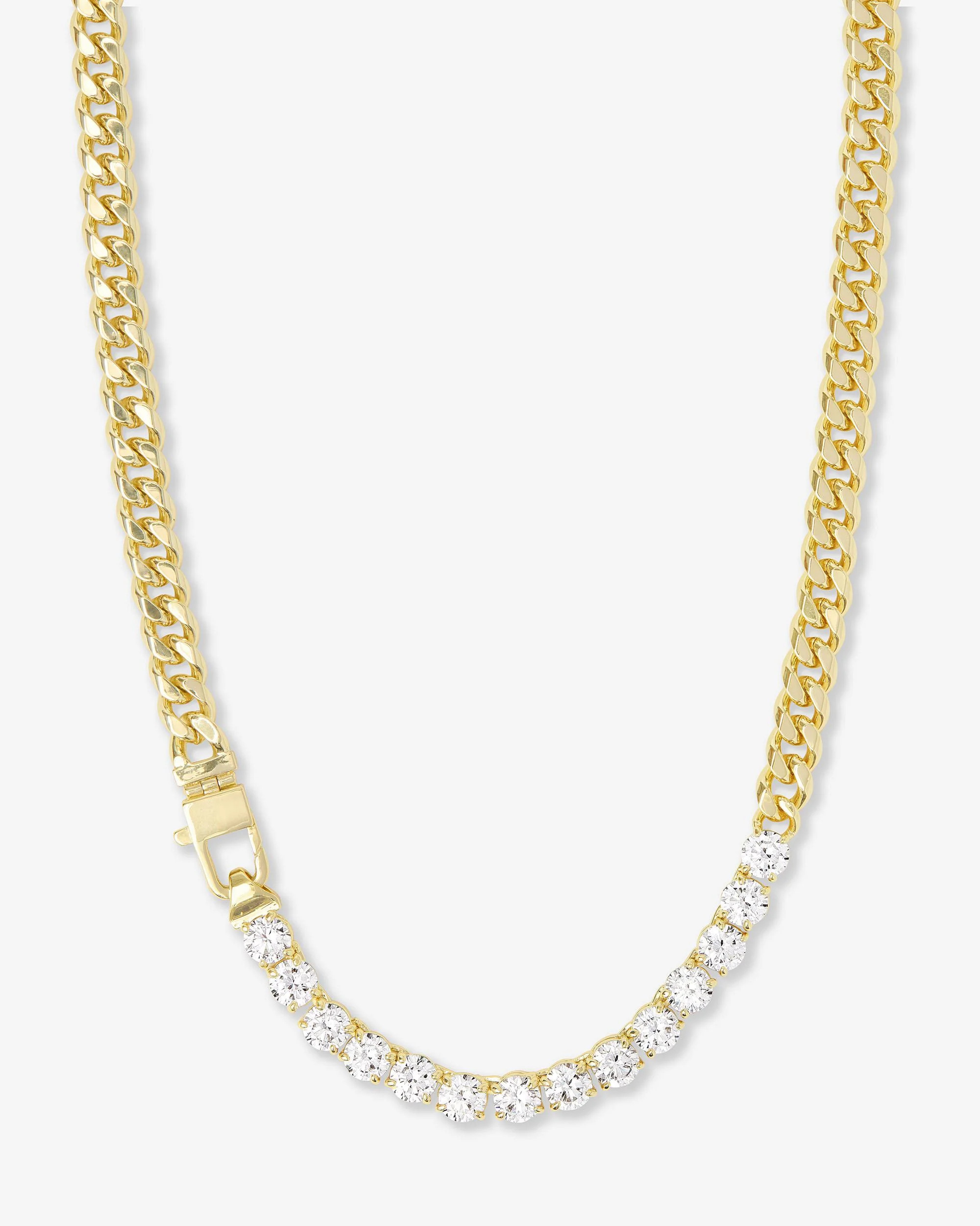 Julian REALLY Loves Diamonds Necklace - Gold|White Diamondettes | Melinda Maria Jewelry