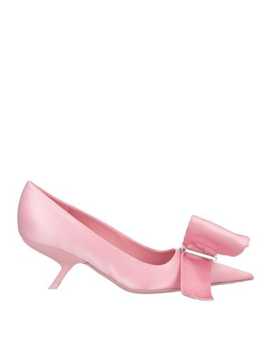 Ferragamo Woman Pumps Pink Size 5.5 Textile fibers | YOOX (US)