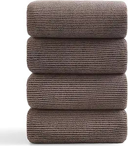 4 Piece Bath Towel Set 35"x70"Oversized Bath Towel for Bathroom Ultra Soft Fluffy Extra Large Bat... | Amazon (US)